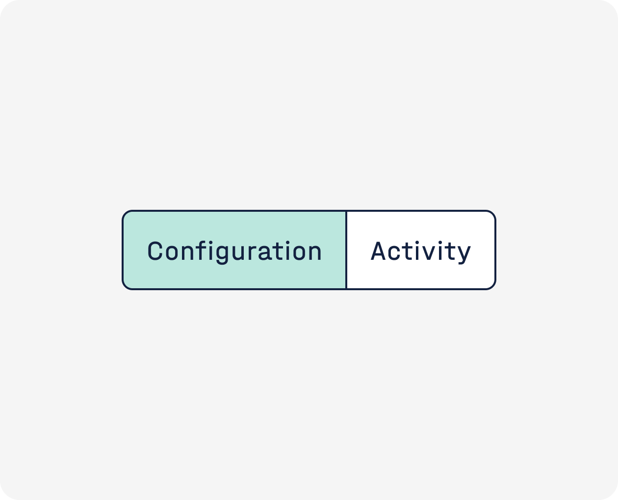 Button bar component