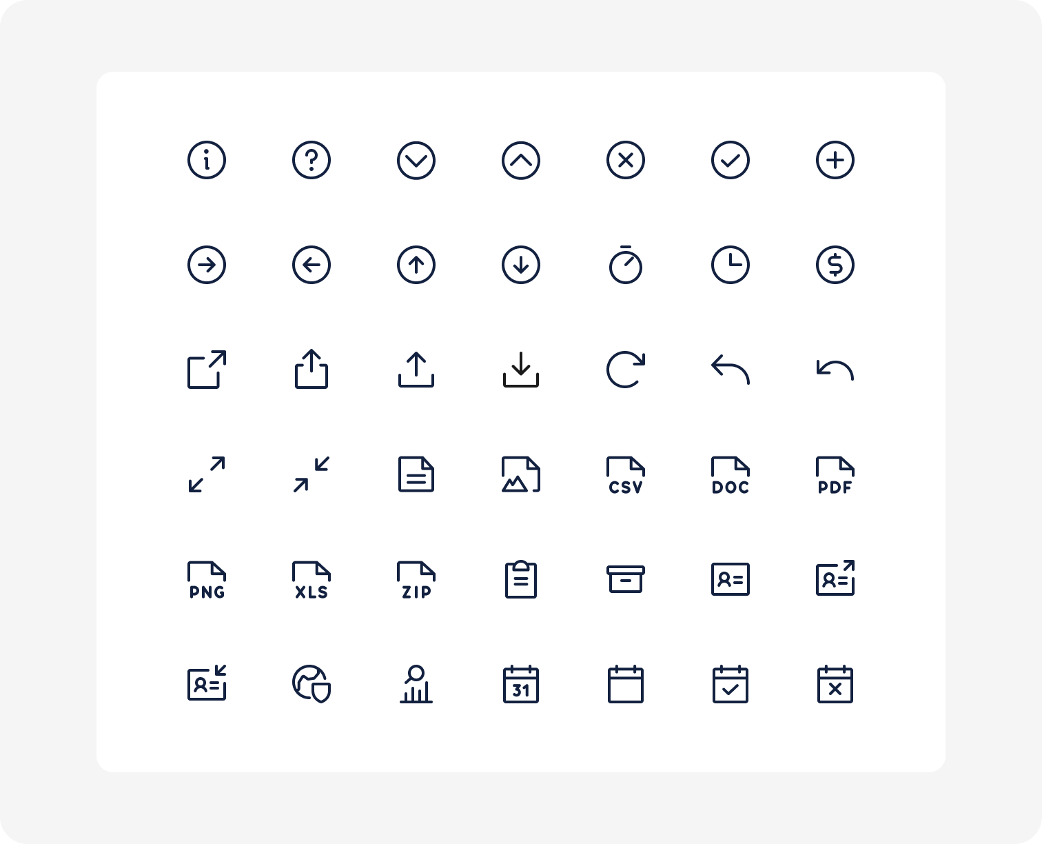 Image of design system icons