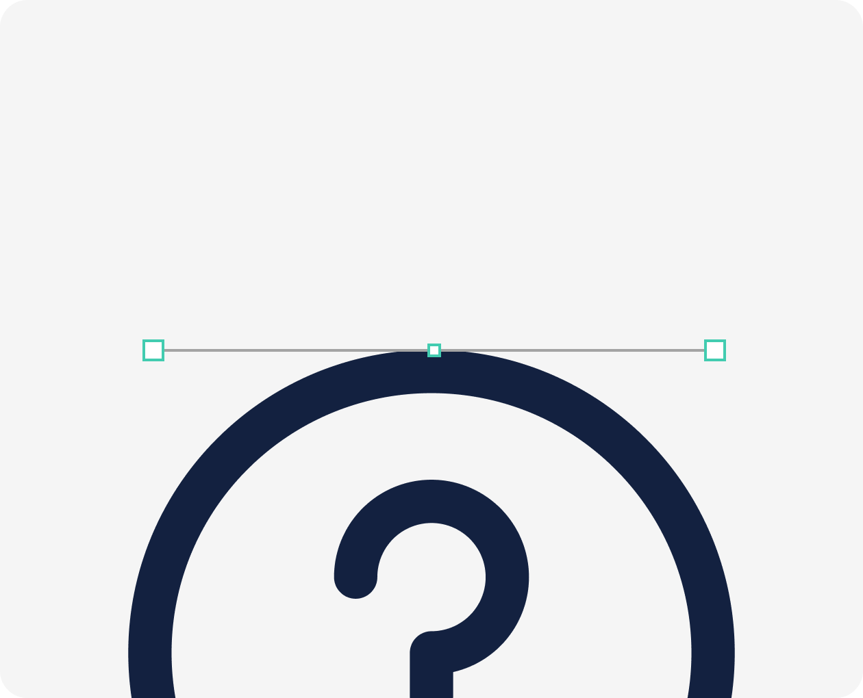 Question mark outline icon