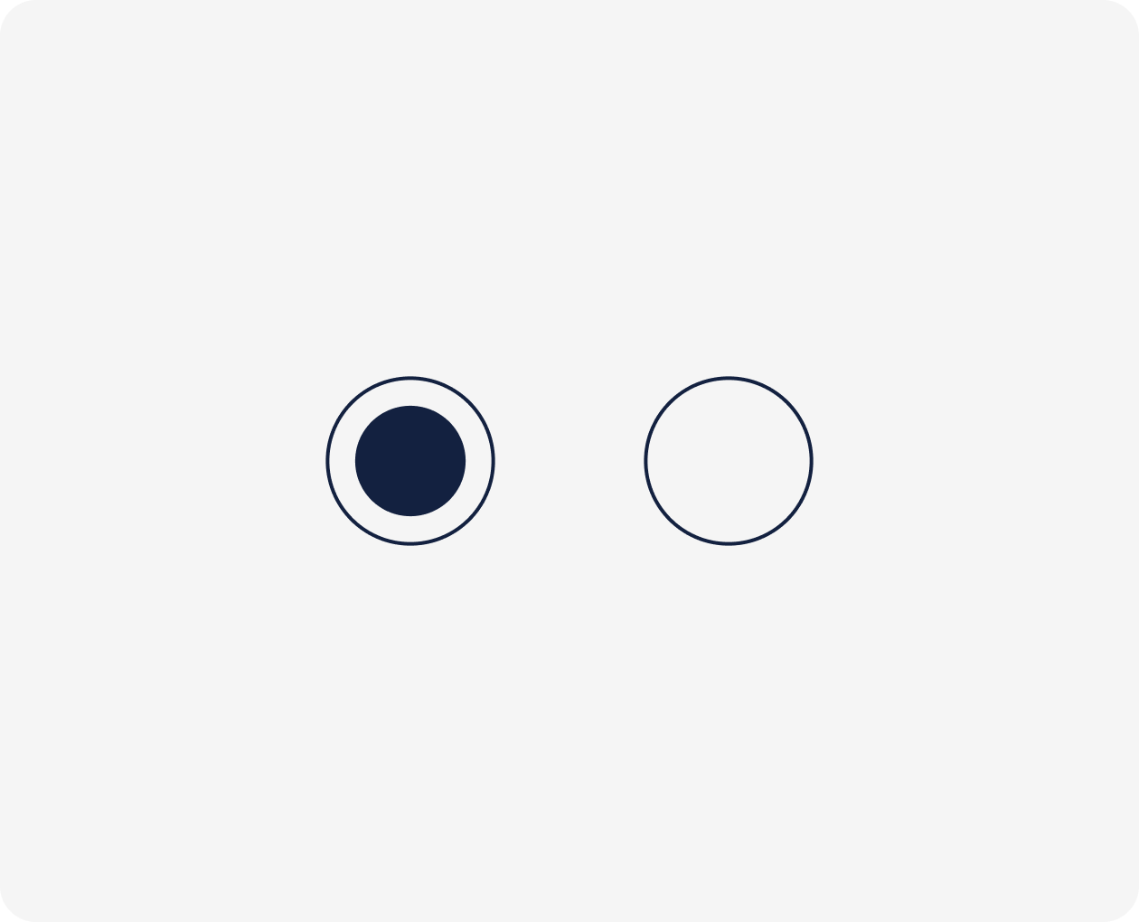 Radio button component